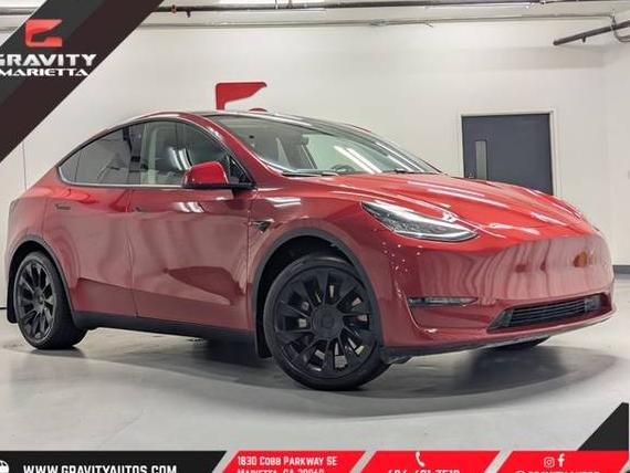 TESLA MODEL Y 2020 5YJYGDEE2LF034652 image